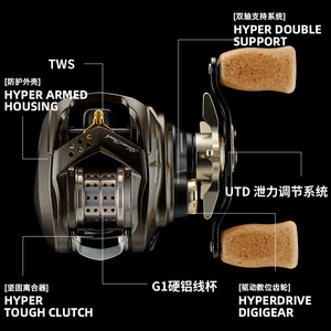 Moulinet Daiwa Silver Creek Baitnet en alliage d'aluminium, pour droitiers et gauchers, pour la pêche à la truite en ruisseau, micro-pêche, leurre, moulinet goutte d'eau - Product Image 4