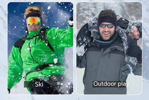 غطاء أذن من الصوف القطبي للاستخدام الخارجي في جميع الفصول لعام 2025، مع شعار مخصص وطباعة حرارية، مقاس مخصص - Product Image 6