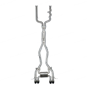 89-76MM High-Performance 304 Stainless Steel 89MM Single Tube Catback+Brace for BMW M3 M4 G80 G82 Titanium Customize - Product Image 6
