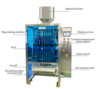 Machine d'emballage verticale automatique multi-voies pour sachets de liquides, remplisseuse de sachets de miel pour l'emballage de petits sachets