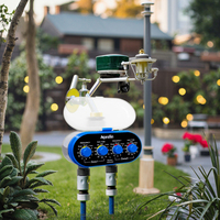 Perangkat Penyiraman Otomatis Taman Pintar, Timer Berkebun, Peralatan Irigasi, Timer Penyiraman Otomatis Taman Luar Ruangan
