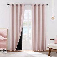 Rideaux ondulés de qualité hôtelière, rideaux isolants thermiques, voilages blancs, rideaux plissés pour usage intérieur