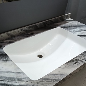 New White Bathroom Cabinet <b>Smart</b> <b>Mirror</b> Cabinet White Sink Suspended Cabinet Body - Product Image 5