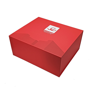Custom Recyclable Cardboard Packing Folding Gift Box Magnetic <b>Paper</b> Box Packaging With Raffia - Product Image 4