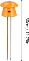 Humidimètre de sol 4-en-1 ph-mètre de sol testeur de sol pour la lumière d'humidité, les nutriments Ph outils de soins des plantes idéal pour le jardin pelouse, loin
