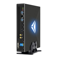 Mini PC con Intel Core I7-10700F de 10.ª Generación, 8 Núcleos, GTX1650 4G, Mini PC para Juegos, 3HD+DP+DVI, Computadora de Escritorio Pequeña con Ventilador, 4K