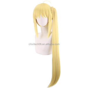 Perruque de cosplay Lonely Rock Iji Hongxia, perruque anime jaune vif avec queue de cheval - Product Image 3