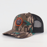 Gorra Trucker Ajustable de Lona de Camuflaje con Parche de Logotipo Personalizado, Estilo Hip Hop, para Ciclismo, Deportes al Aire Libre e Invierno