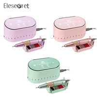 Machine à ongles électrique en plastique de haute qualité 35000 tr/min, faible bruit, usage professionnel en salon, kit de forets, moteur à balais en carbone