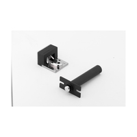 GUIDE Garde-porte moderne de sécurité avec chaîne en alliage de zinc, design dissimulé et résistant aux chocs