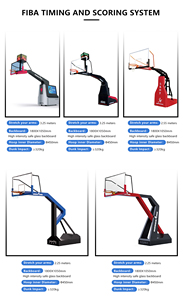 <span class=keywords><strong>Canestro</strong></span> da Basket Regolabile di Alta Qualità Prodotto in Fabbrica, Supporto per Basket da Esterno Resistente - Product Image 5