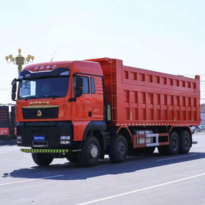 Camion lourd diesel Howo neuf 8x4, camion à benne basculante, semi-remorque avec moteur Weichai, 12 roues, capacité de 33 tonnes - Product Image 3