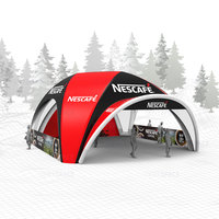 Tente d'araignée gonflable imperméable extérieure grand Gazebo Doom Air pour des événements massifs Style de structure stable