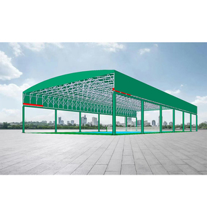 Toldo Retráctil Personalizado, Toldo Eléctrico Deslizante para Almacenes, Toldo para Talleres, Hangares, Campos Deportivos de Pádel, Pickleball y Fútbol - Product Image 3