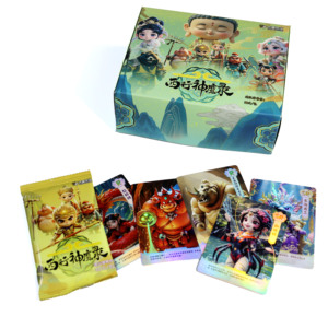 Nhà Máy Tùy Chỉnh Hợp Thời Trang Mù Hộp Xu Hướng Mới Chơi Thẻ Với Khuôn Mặt Khác Nhau Lớp Lấy Cảm hứng Bởi Hành trình Phía Tây Chủ Đề - Product Image 2