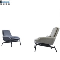Chaise de luxe en tissu gris argenté, avec coussins arrières, pour bureau, pour loisirs, de styliste