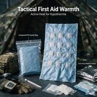 Couverture auto-chauffante, meilleure que la couverture de survie classique, 12 panneaux, imperméable, pour la protection contre l'hypothermie en milieu sauvage
