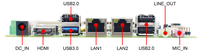 Placa Base Industrial PT-B68TK Nueva de 3.5 Pulgadas, 2*RJ45, VGA Integrada, Pin LVDS, IDE, CPU Pentium/Celeron, 8GB de RAM
