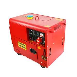 8KW 10KVA 195F空冷ディーゼルエンジンシングルシリンダースタンバイバックアップGenset 50/60Hzミニサイレントディーゼル発電機 - Product Image 2