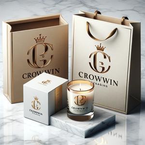 Boîte mystère en carton pour bougie en relief écologique Crown Win, emballage de boîte à couvercle, impression de boîte en carton ondulé - Product Image 4