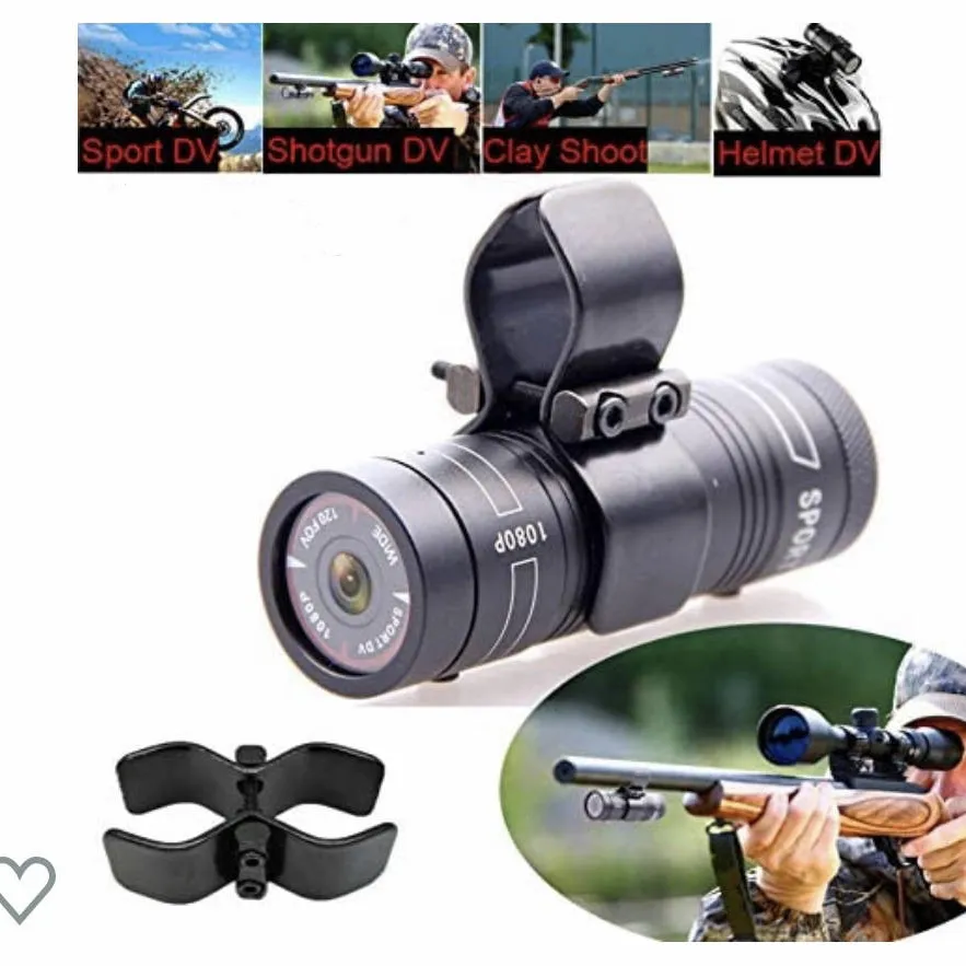 yabo MC42 120A HD 1080P Wide Angle Lens outdoor waterproof helmet camera gun camera with bracket