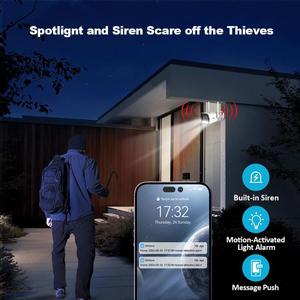 <span class=keywords><strong>SriHome</strong></span> Kit de grabadora de vídeo de cámara de seguridad inalámbrica WiFi de 5MP HD de 4 canales con monitor de pantalla táctil de 10,1 pulgadas, 1/2/2" - Product Image 4