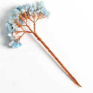 Ornement d'arbre en cristal violet naturel sur base de <span class=keywords><strong>pierre</strong></span>, artisanat fait main pour la décoration de la maison et du bureau - Product Image 6