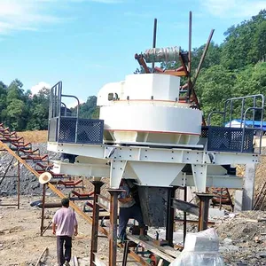 A máquina de fazer areia mais vendida para uso doméstico, triturador VSI para fazer areia, pedra de rio, 2024 btma VSI, Zhengzhou, China