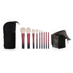 9pcs Short Handle Travel Makeup <strong>Brushes</strong> on Sale Vegan Gift Boxes <strong>Docolor</strong> Makeup <strong>Brush</strong> Cosmetic Packaging Box - Product Image 1