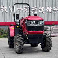 China Herstellung Euro 5 CE EPA Mini Traktoren Starke Diesel Hydraulik pumpe Traktoren Micro 4x4 50 PS Pflug Pose Traktoren