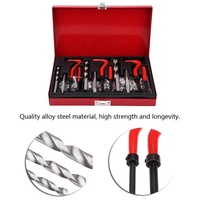 Kit d'outils de réparation pour filetage endommagé, outil de rivetage pour extracteur de tarauds et kit de réparation, 88 pièces