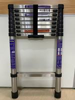 Échelle télescopique en acier inoxydable compacte et légère En131 150 kg, échelle pliante en gros