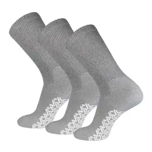 Hospital Socks Non-Skid Gripper Bottom Diabetic Slipper Mens Womens Grippy Medical Sock Wholesale