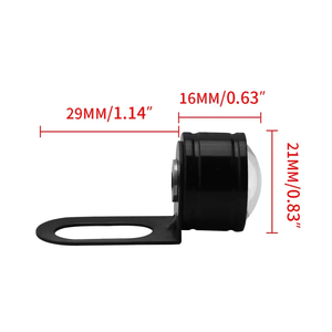 ไฟขับขี่มอเตอร์ไซค์ LED 2 ชิ้น ไฟสโตรบแบบตาเหยี่ยว ไฟตัดหมอก ไฟหน้าเสริม 12V สีฟ้า ขาว แดง เหลือง - Product Image 4