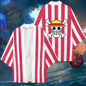 48 Estilos de Kimono Japonés de Anime, Unisex, 1 Pieza, Luffy, Zoro, Nami, Sanji, Haori, Disfraz de Cosplay para Fiesta de Halloween, Camiseta de Verano de Anime - Product Image 6