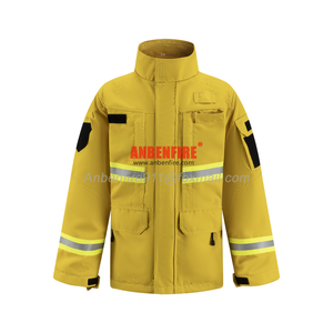 ANBEN FIRE Color amarillo Wlidland Forest Traje de <span class=keywords><strong>bombero</strong></span> Nomex Aramid <span class=keywords><strong>Bombero</strong></span> <span class=keywords><strong>Uniforme</strong></span> Trajes ignífugos para Forest Fireman - Product Image 6