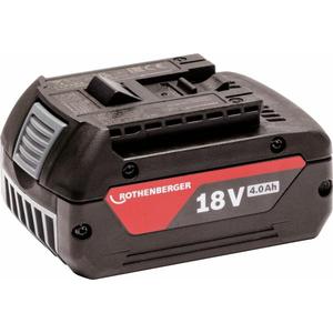 ROTHENBERGER - 1000003860 RO BP18/4 - 18V 4Ah batería-EAN 4004625545676 BATERÍAS Y CARGADORES BATERÍAS - Product Image 1
