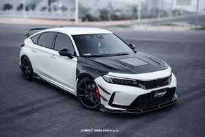 ฝากระโปรงคาร์บอนไฟเบอร์ CMST รุ่น <span class=keywords><strong>B</strong></span> สำหรับ Honda Type-<span class=keywords><strong>R</strong></span> FL5 - Product Image 3