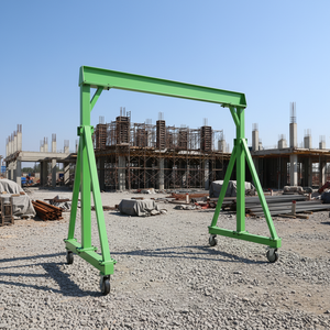 Мощный портальный кран на гусеничном ходу 1-5 тонн – универсальный передвижной электрический подъемный кран для подъемных работ - Product Image 1