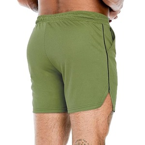 Shorts d'entraînement d'été pour hommes en gros, nouveau style, avec poches et cordon de serrage, coupe ajustée, 100% coton respirant, en promotion - Product Image 2