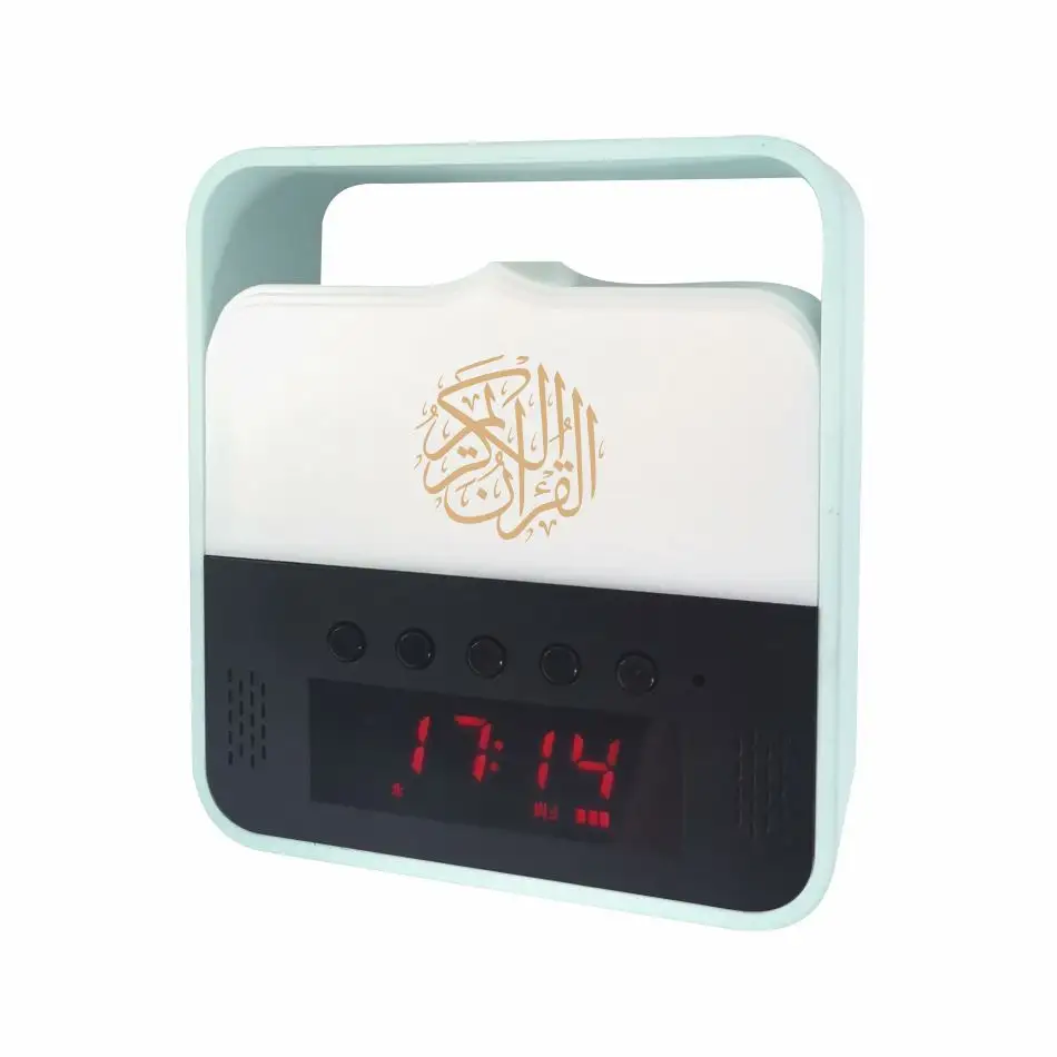 Moslim Gift Koran Speaker Touch Night Light Lamp Draagbare Gebed Alarm Met Afstandsbediening