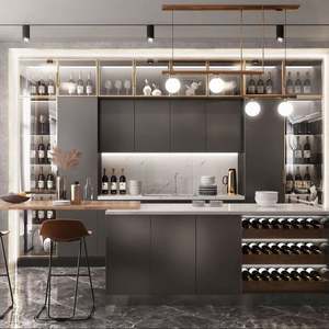 Muebles de Cocina Personalizados SANTOPOVA, Remodelación Completa de la Casa, Incluye Fregadero, Grifo, Correderas para Cajones, Hecho en China - Product Image 1