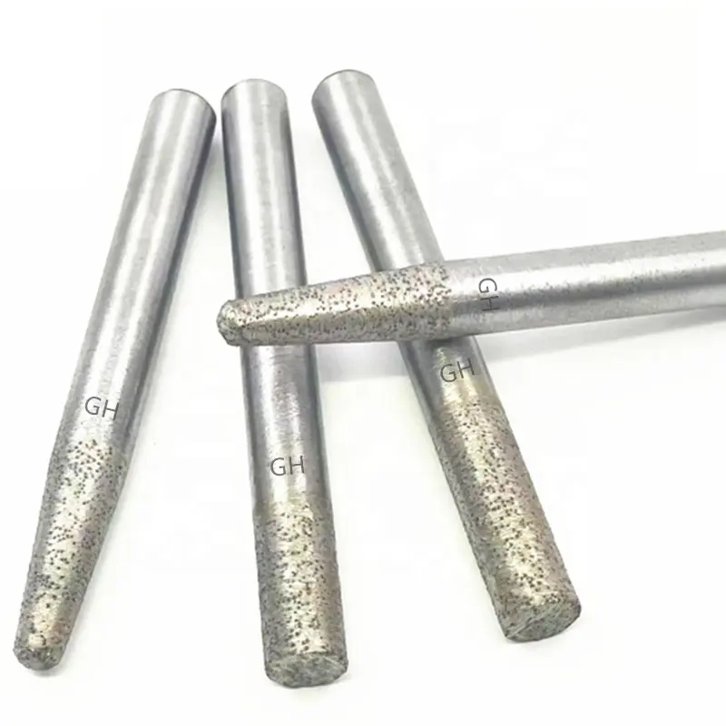 Cnc pedra roteadora ferramentas sintered diamante alívio gravura pontas para cinzelar pedra granito