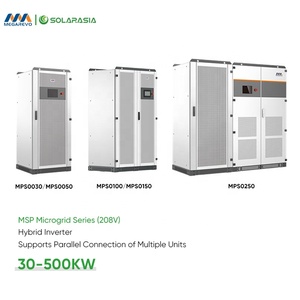 ระบบโซลาร์เซลล์ไฮบริดเชิงพาณิชย์ Megarevo Microgrid Series ขนาด 150kw 250kw 300kw 400kw 500kw สำหรับอุตสาหกรรมแบบสามเฟส - Product Image 2