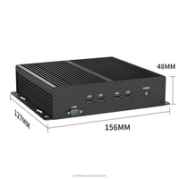 Mini PC i7 X86 Mini ITX Core I3 3110M 3230M 3520M 3320M 8USB 6COM RS232 1Lan Linux Mini computadora portátil industrial integrada