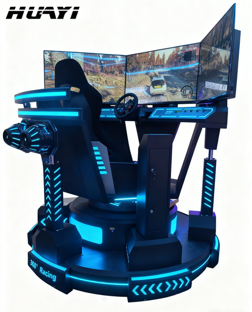 VR Racing Simulator 3 Screens Motion Driving Arcade Gaming Indoor Metal Frame 2026 New Game Machine