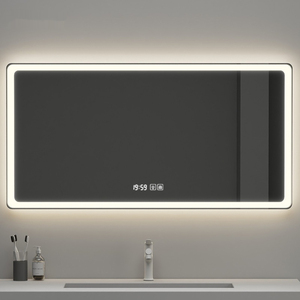 High Quality <strong>Wholesale</strong> Factory Hotel <strong>Bathroom</strong> Wall-Mounted <strong>Bathroom</strong> Touch Sensor Smart Led Mirror <strong>Bathroom</strong>