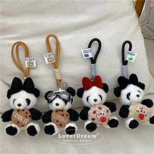 Vente en gros en ligne, stock disponible, porte-clés en peluche panda 3D pour souvenirs touristiques, cadeau pour enfants et pendentif de sac - Product Image 2