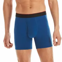 Boxers sans couture en coton tissé 100 % doux et respirant pour hommes - Taille classique avec logo, lavables en machine, service OEM