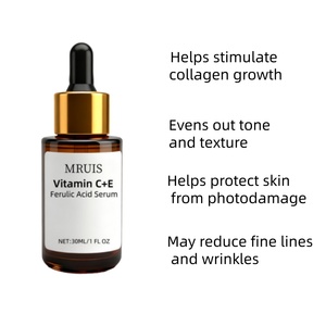 Suero Antienvejecimiento de 30 ml con Vitamina C+E y Ácido Ferúlico, Enzimas Reparadoras del ADN y Antioxidantes |   Reduce las Arrugas, las Líneas Finas y Aclara <span class=keywords><strong>la</strong></span> <span class=keywords><strong>Piel</strong></span> - Product Image 2